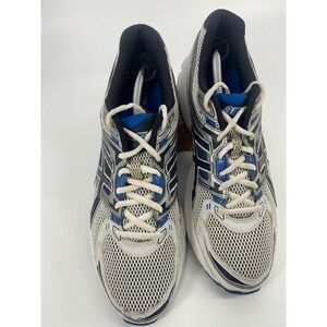Asics Gel Nimbus Men's Running Shoes White Blue Silver Athletic Sneakers Size 13